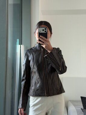 Harley-Davidson Genuine Leather Jacket Brown